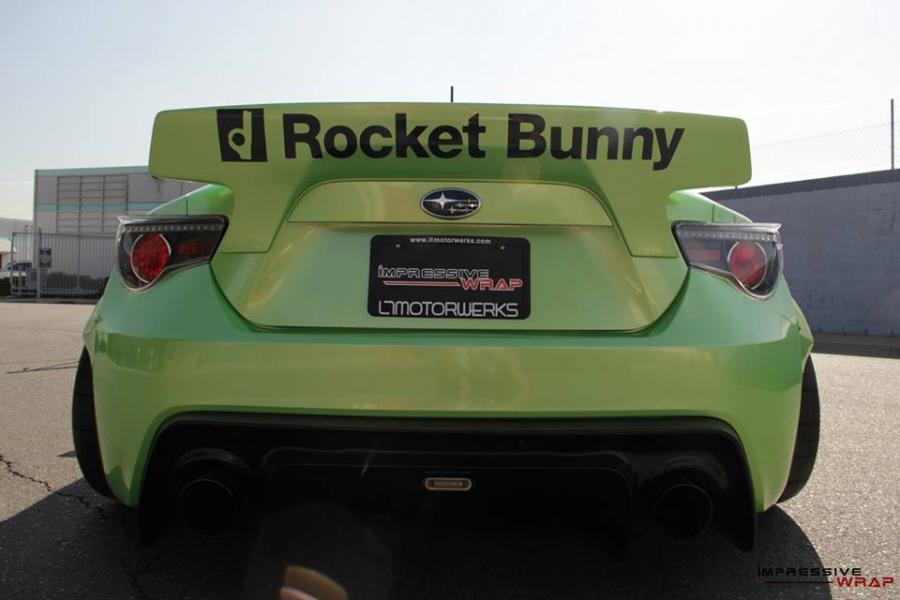  Subaru BRZ RocketBunny by Impressive Wrap 2014 года  (фото 16 из 16)